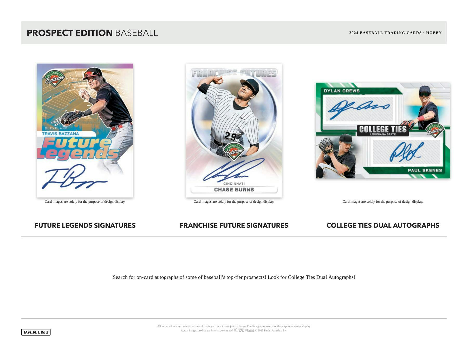 2024 Panini Prospect Edition Baseball Hobby Pack