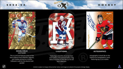 2023-24 Upper Deck Skybox E-X 2000 Hockey Hobby Pack
