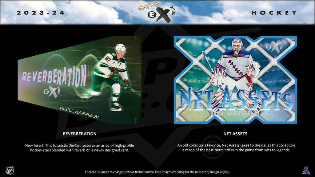2023-24 Upper Deck Skybox E-X 2000 Hockey Hobby Pack