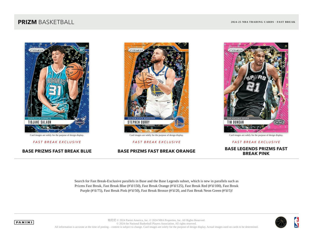 2024-25 Panini Prizm Basketball Fast Break Box