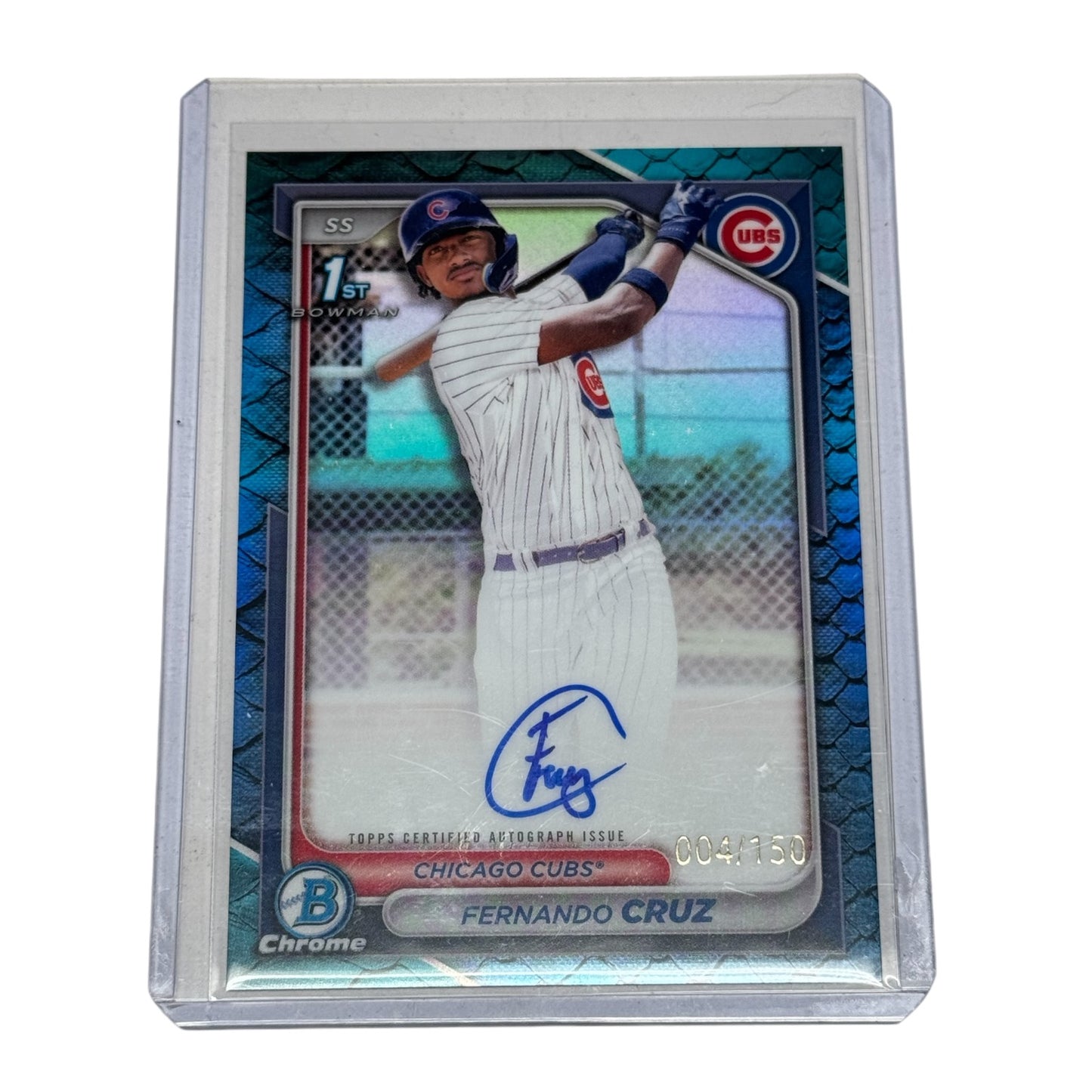 2024 Bowman Chrome Baseball Fernando Cruz /150 Auto #CPA-FC