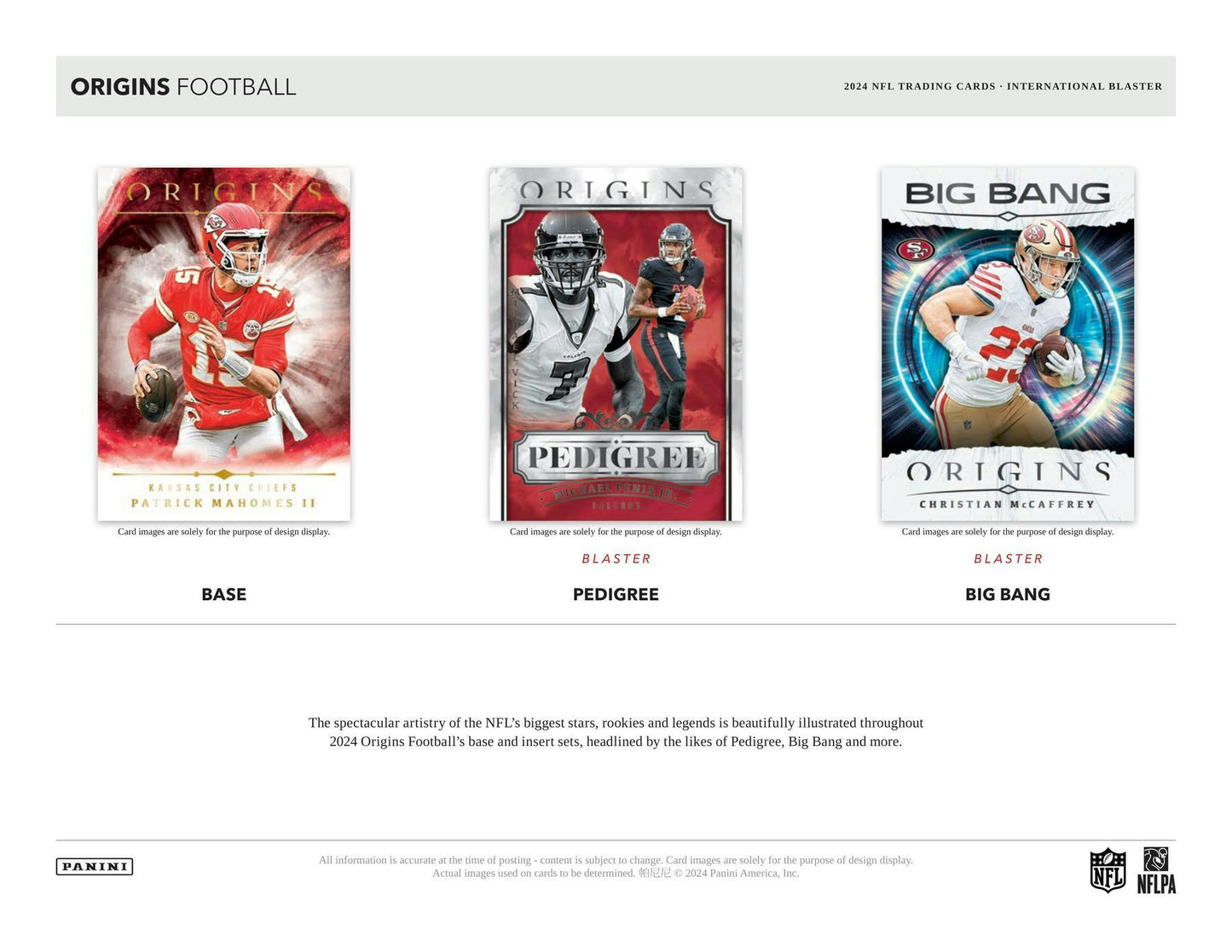 2024 Panini Origins Football International 6-Pack Blaster Box