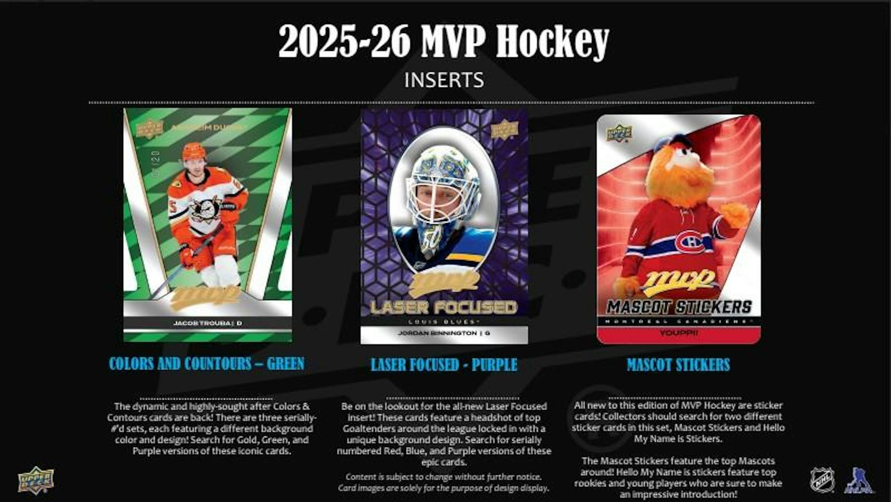 2025-26 Upper Deck MVP Hockey Hobby Box