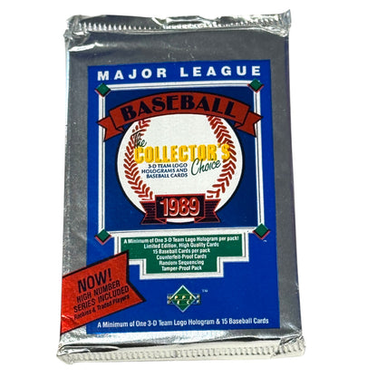 1989 Upper Deck High Series Baseball Hobby Pack