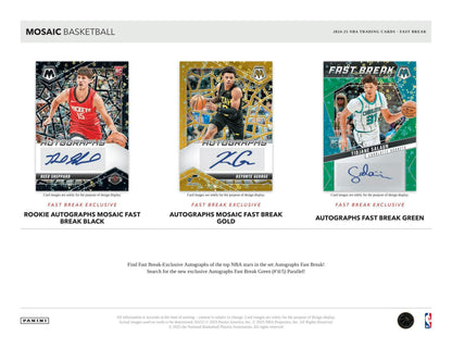 2024-25 Panini Mosaic Basketball Fast Break Box