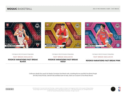 2024-25 Panini Mosaic Basketball Fast Break Box