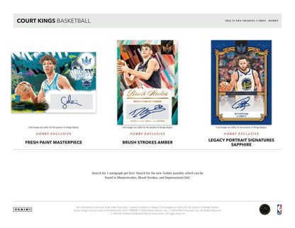 2024-25 Panini Court Kings Basketball Hobby Box
