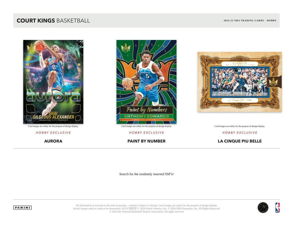 2024-25 Panini Court Kings Basketball Hobby Box