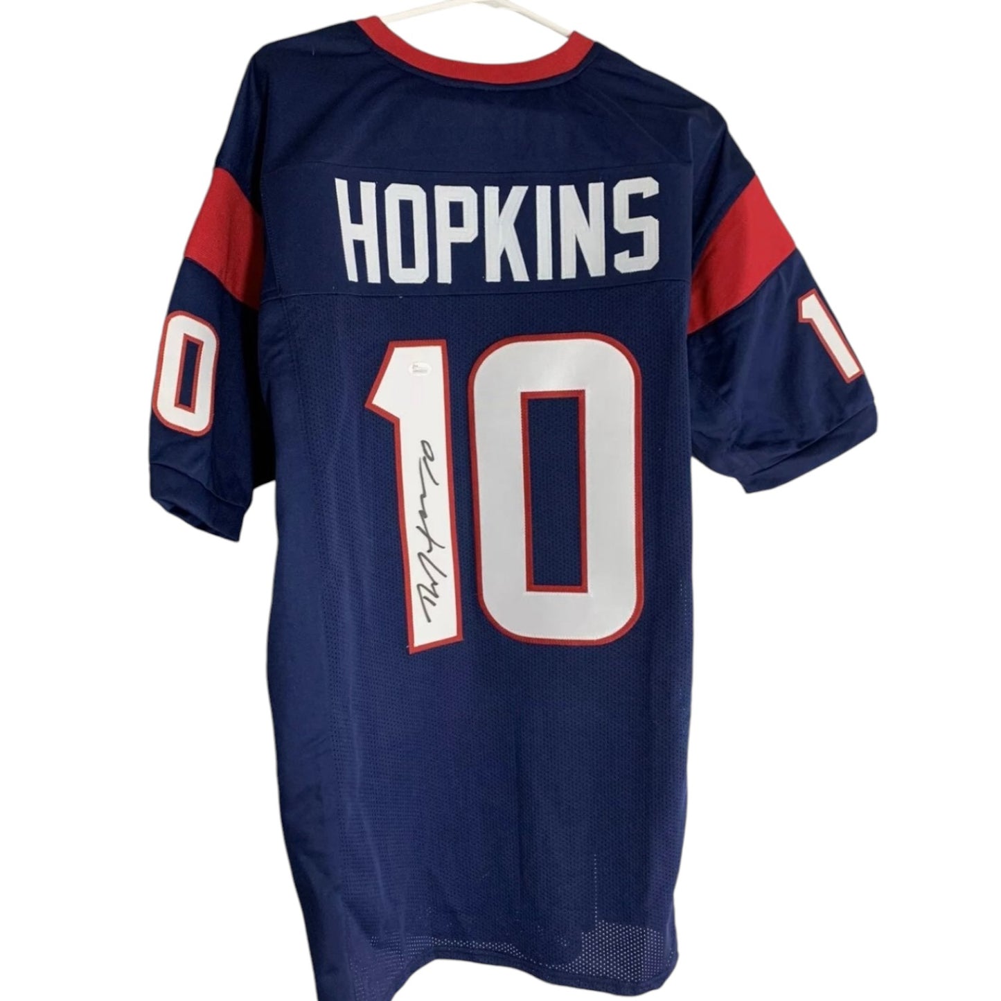 DeAndre Hopkins (Houston Texans) autographed custom jersey w/ JSA COA