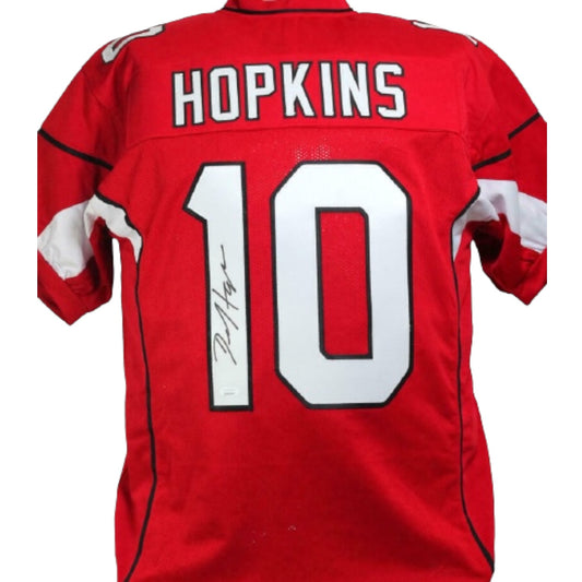 DeAndre Hopkins (Arizona Cardinals) autographed custom red jersey w/ JSA COA