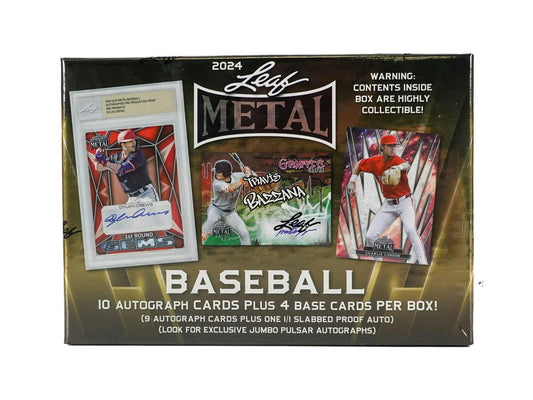 2024 Leaf Metal Baseball, Hobby Jumbo Box