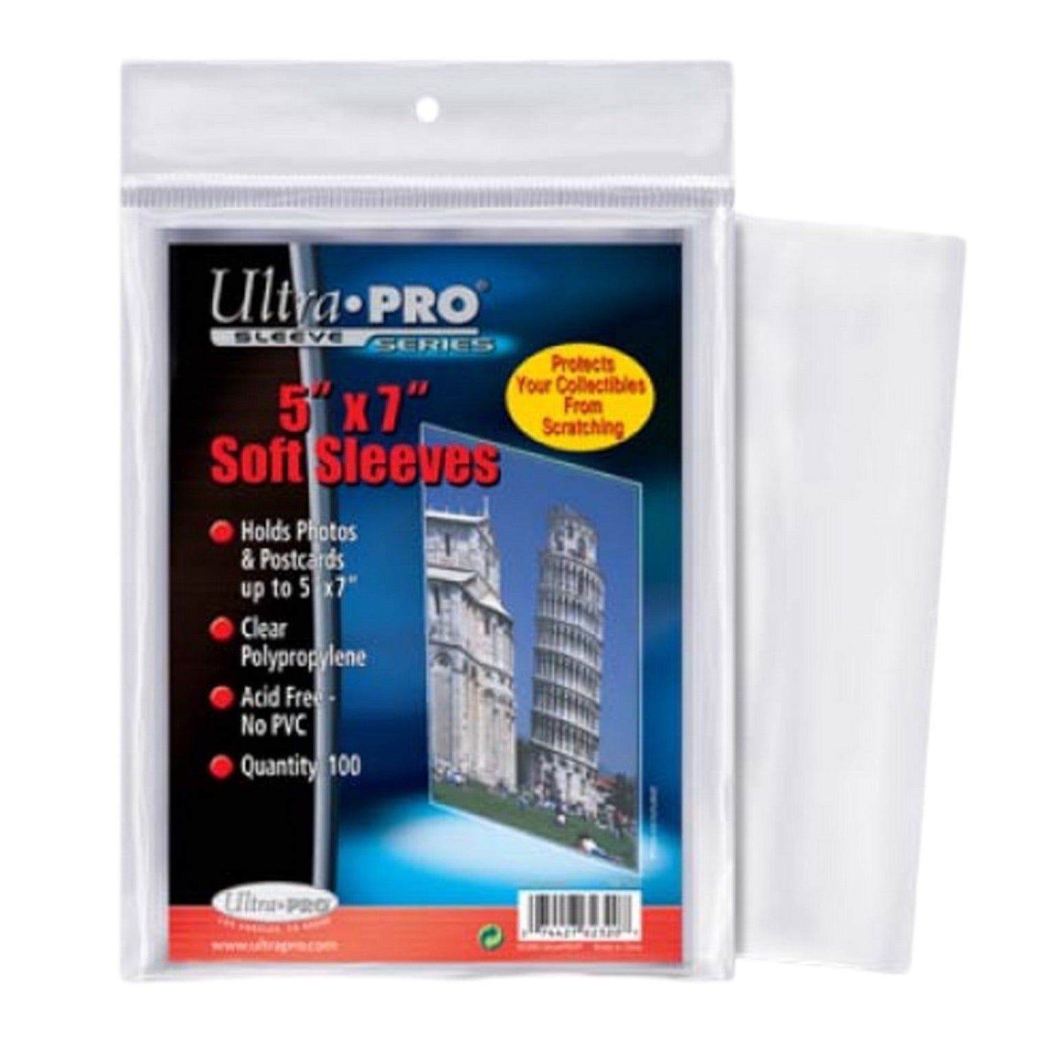 Ultra Pro 5x7 Photo Picture, Single Soft Sleeve