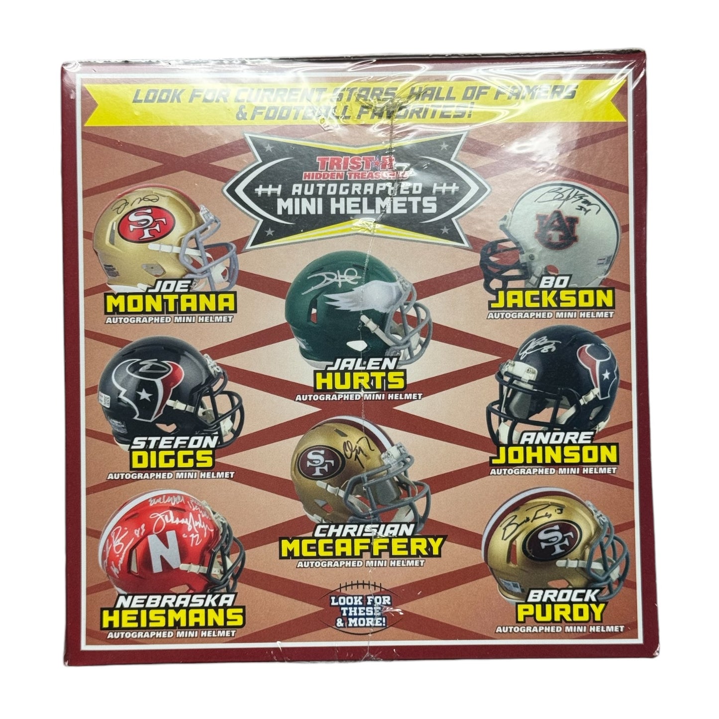 2024 TriStar Hidden Treasures Autographed Football Mini Helmet (Season Edition), Hobby Box