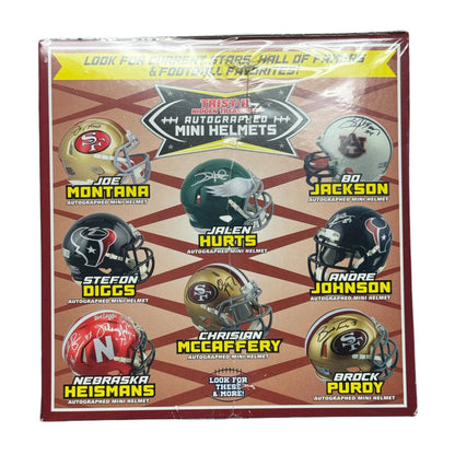 2024 TriStar Hidden Treasures Autographed Football Mini Helmet (Season Edition) Hobby Box
