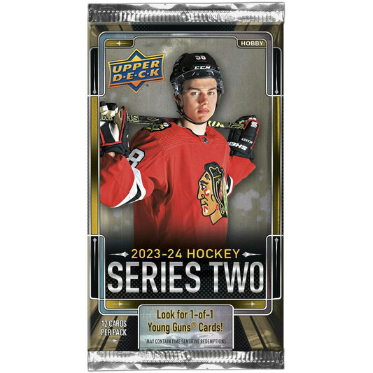 2023-24 Upper Deck Series 2 Hockey, 12-Card Hobby Pack