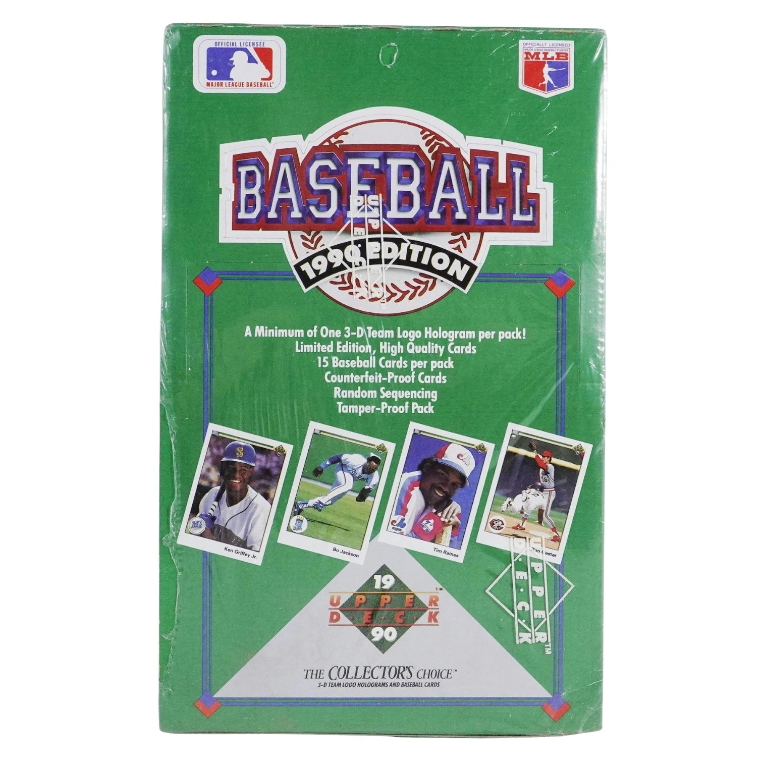 1990 Upper Deck Series 1 (Low #) Baseball Wax Box
