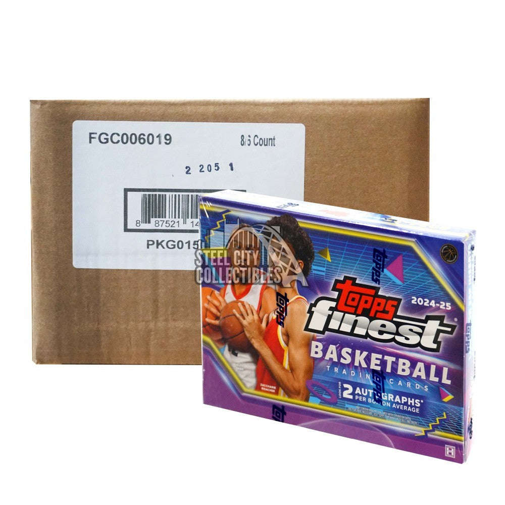 2024-25 Topps Finest Basketball Hobby Case (8/14)
