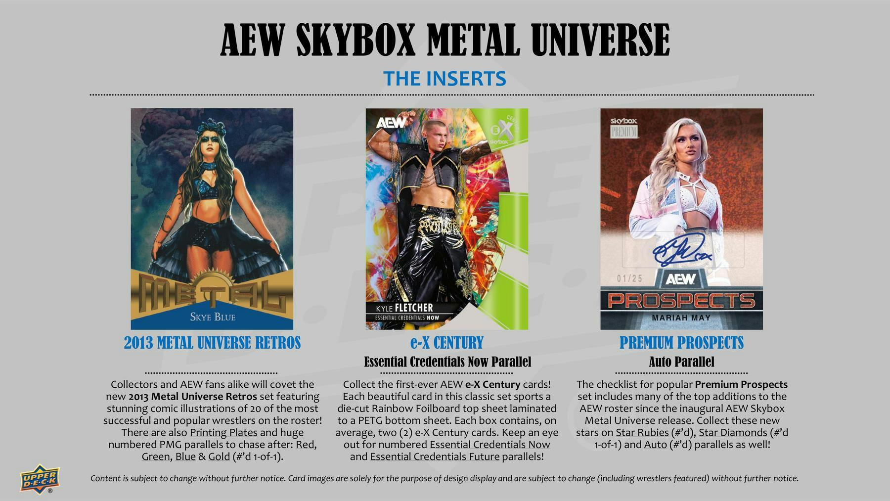 2025 Upper Deck AEW Skybox Metal Universe Wrestling Hobby Box
