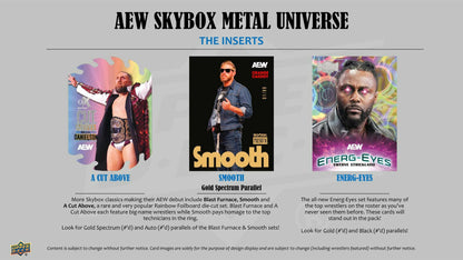 2025 Upper Deck AEW Skybox Metal Universe Wrestling Hobby Box