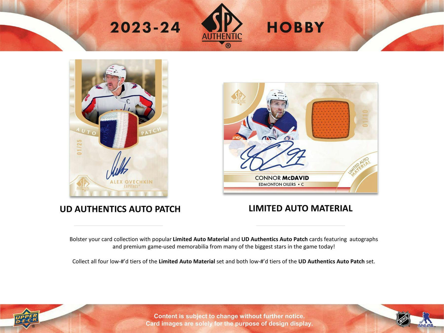 2023-24 Upper Deck Hockey SP Authentic, Hobby Box