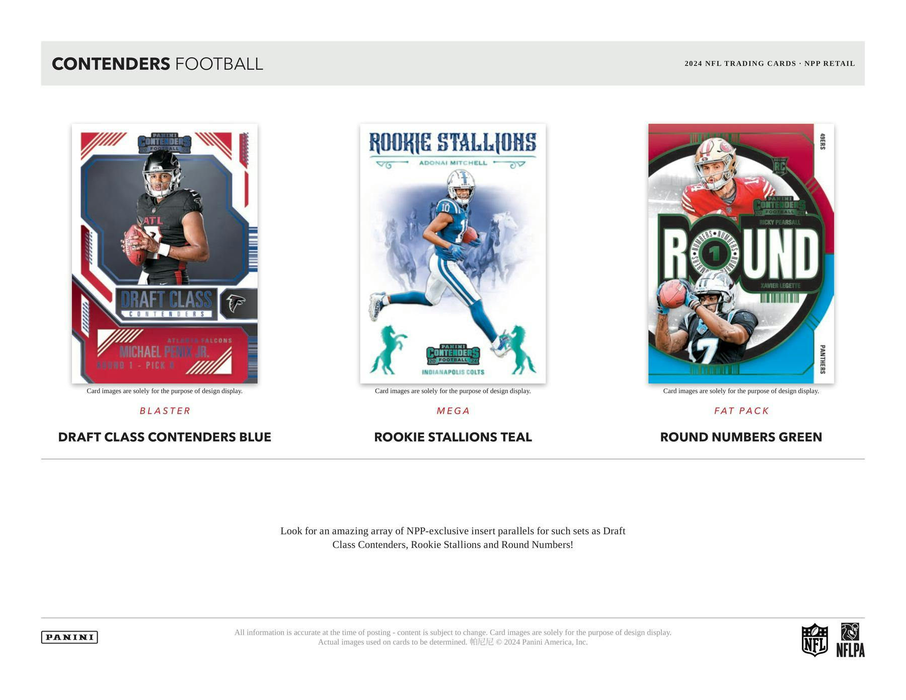 2024 Panini Contenders Football 5-Pack Blaster Box