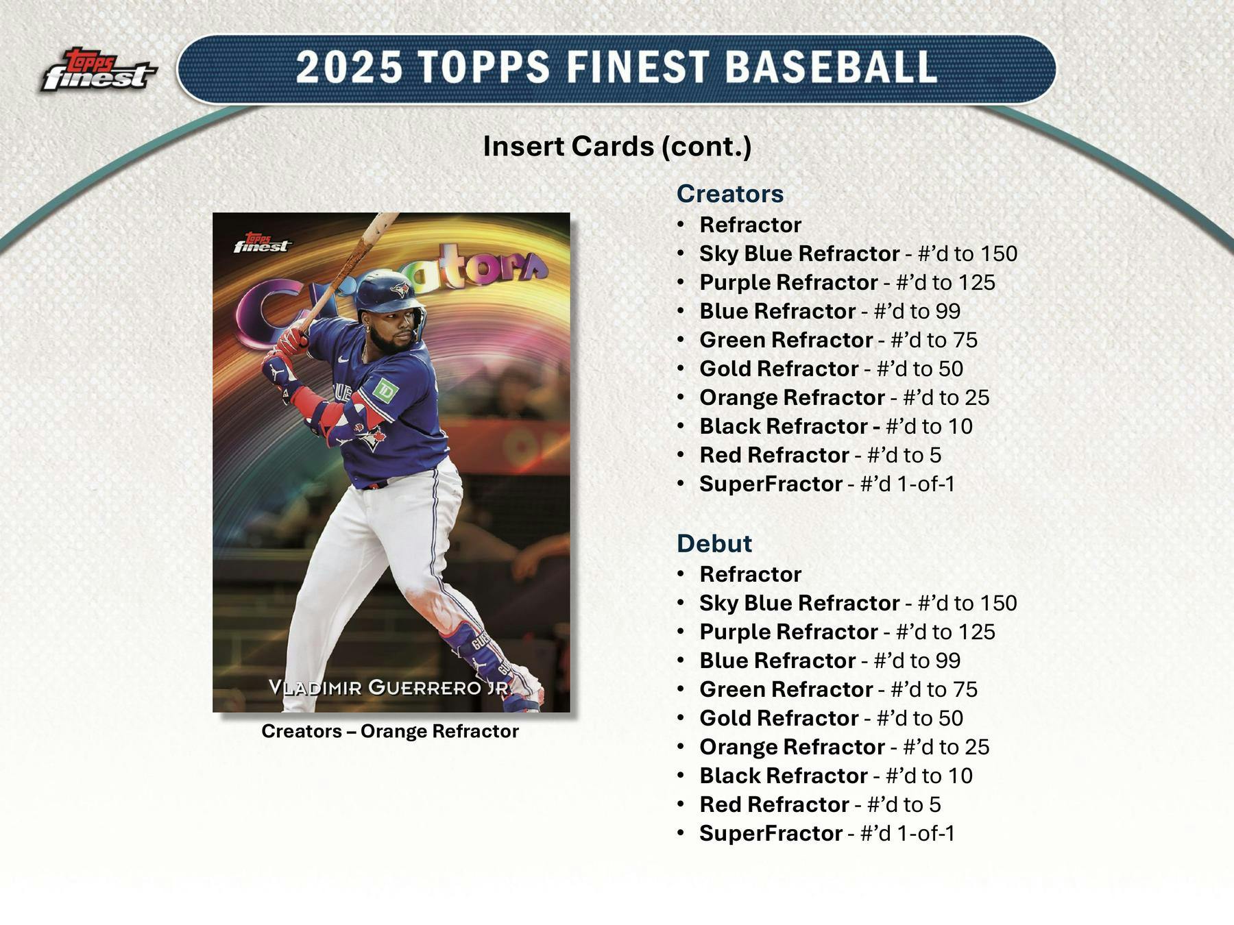 2025 Topps Finest Baseball Hobby Box