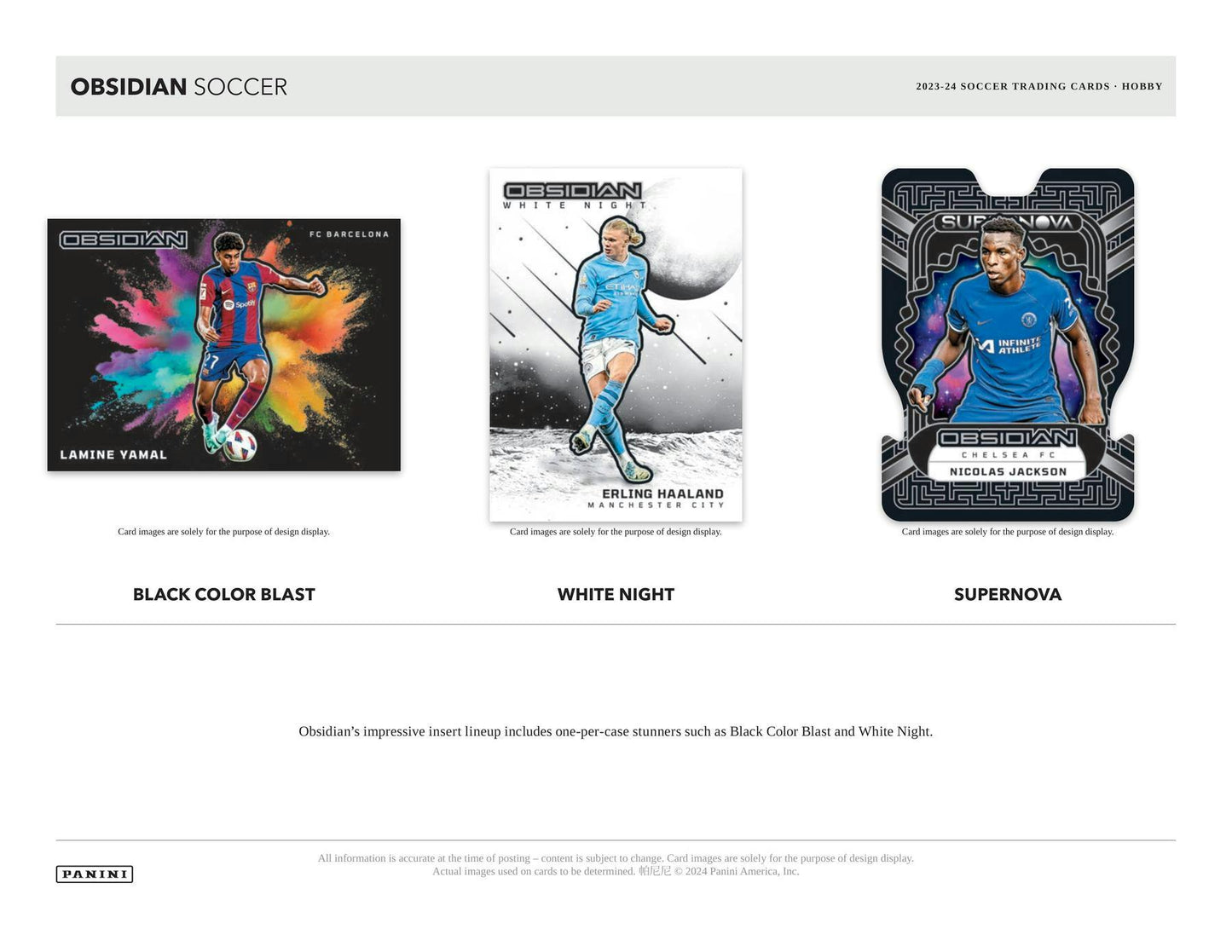 2023-24 Panini Obsidian Soccer, Hobby Box