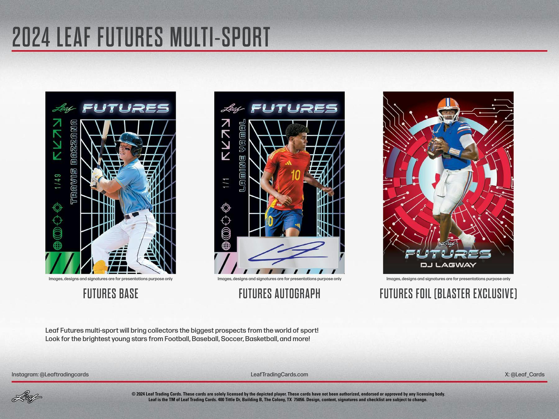 2024 Leaf Futures Multi-Sport Hobby Box