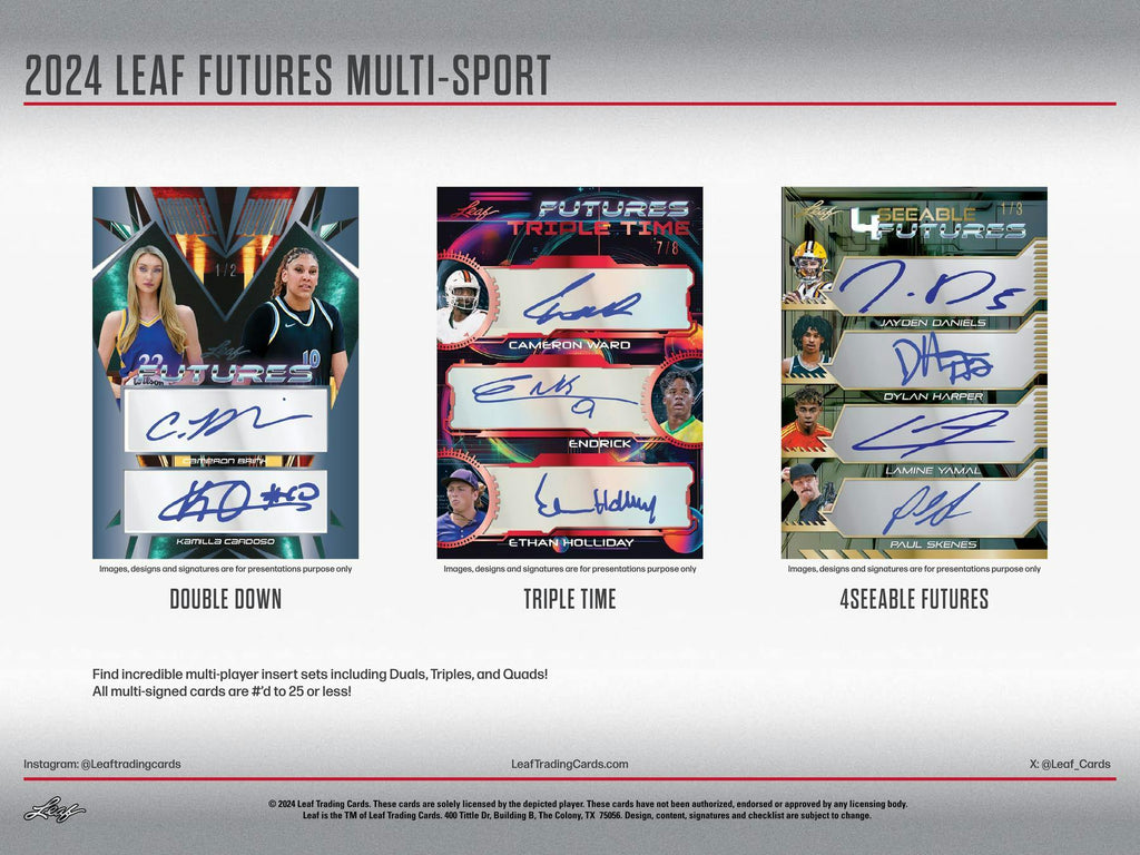 2024 Leaf Futures Multi-Sport Hobby Box