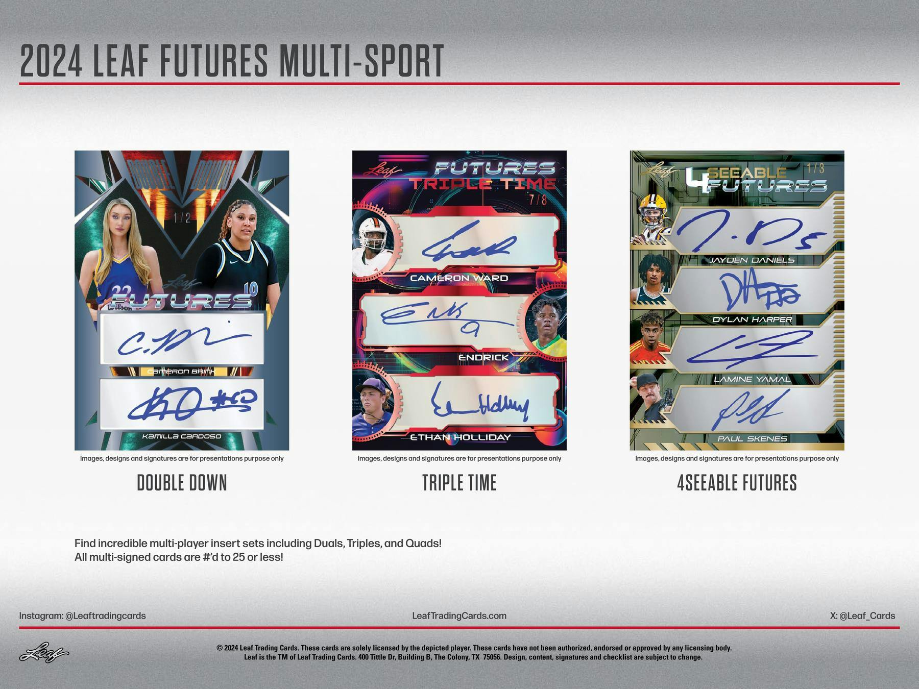 2024 Leaf Futures Multi-Sport Hobby Box