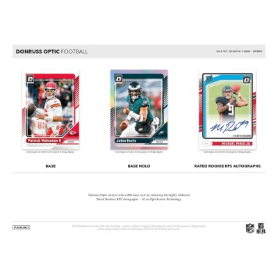2024 Panini Donruss Optic Football Hobby Box (4/23)