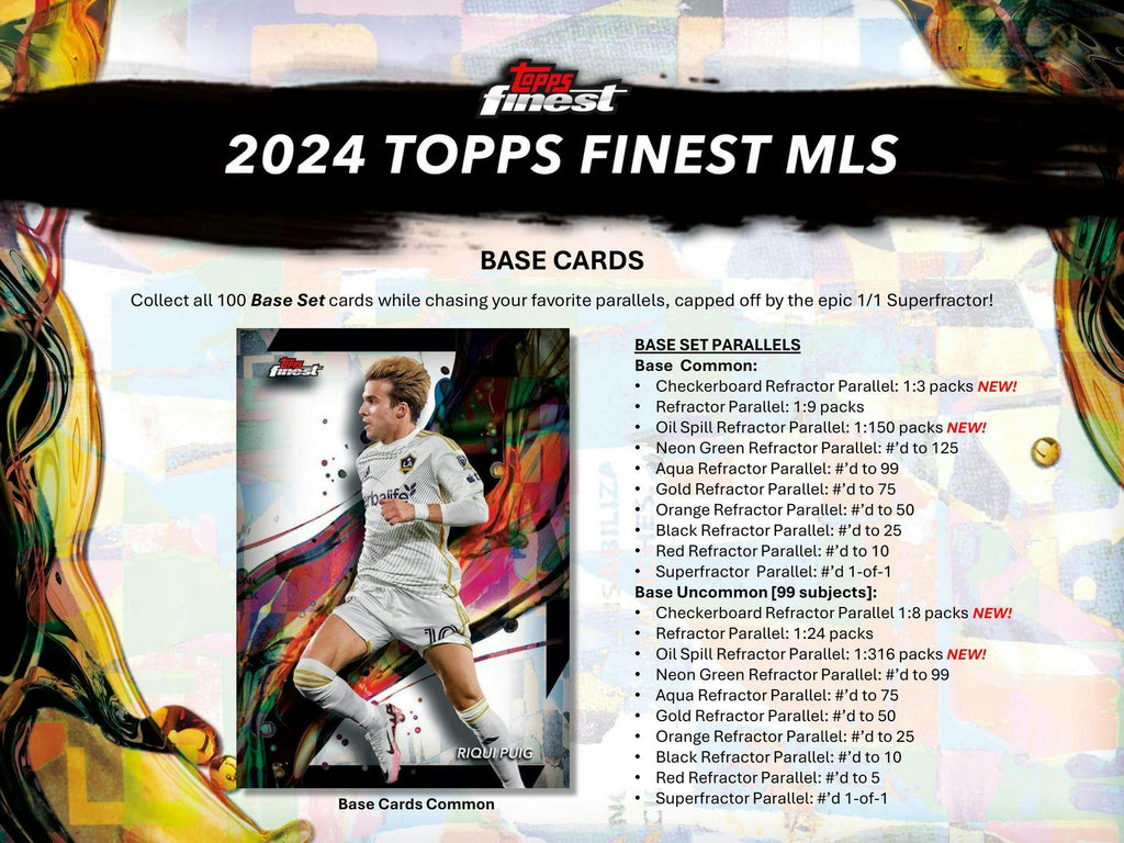 2024 Topps Finest MLS Soccer Hobby Breaker Box (4/3)