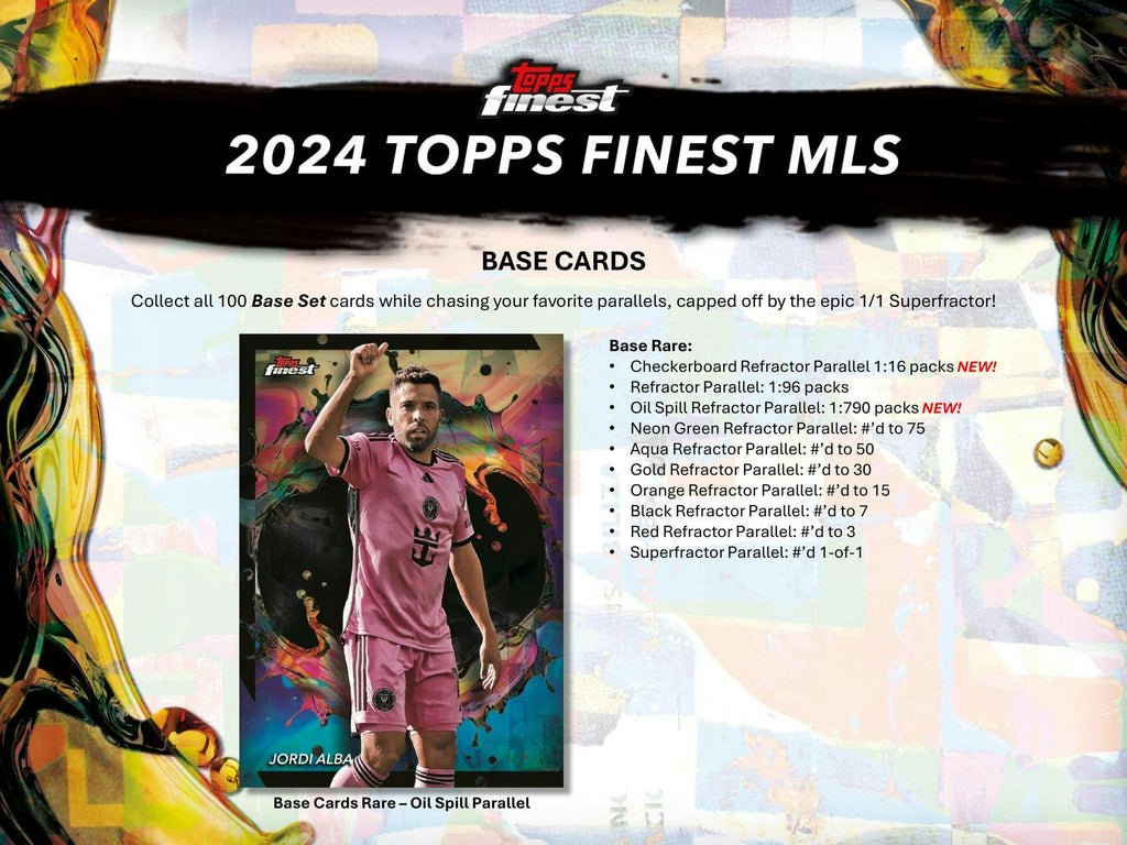 2024 Topps Finest MLS Soccer Hobby Breaker Box (4/3)