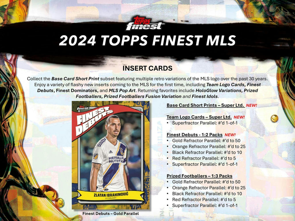 2024 Topps Finest MLS Soccer Hobby Breaker Box (4/3)