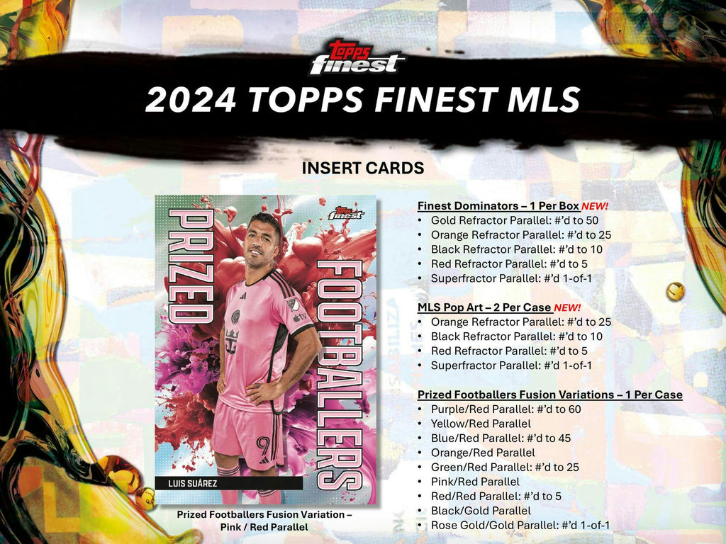 2024 Topps Finest MLS Soccer Hobby Breaker Box (4/3)