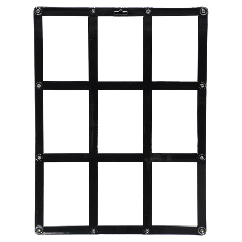 BCW Wall Mountable Trading Card Display Frame | 9 Card Screwdown Holder