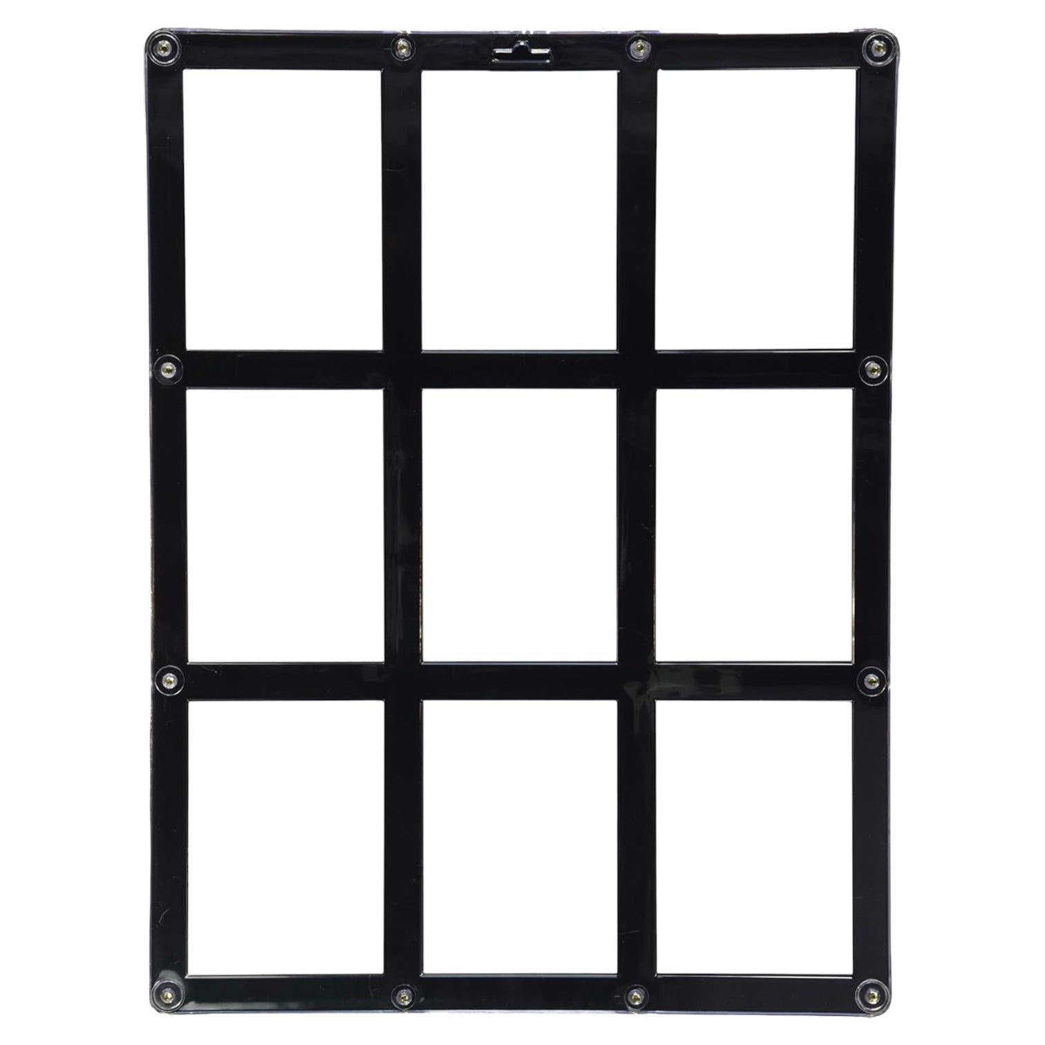 BCW Wall Mountable Trading Card Display Frame | 9 Card Screwdown Holder