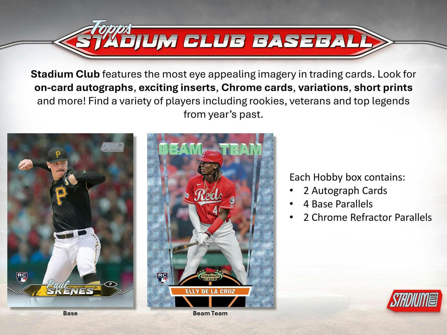 2024 Topps Stadium Club Baseball, Hobby Pack