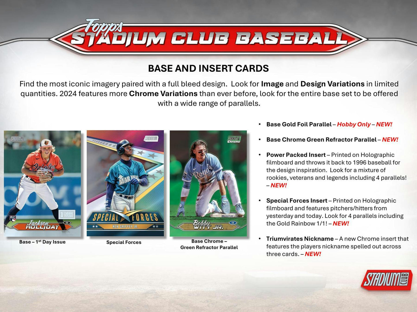 2024 Topps Stadium Club Baseball, Hobby Pack