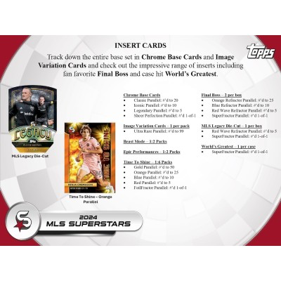 2024 Topps MLS Superstars Soccer Hobby Pack