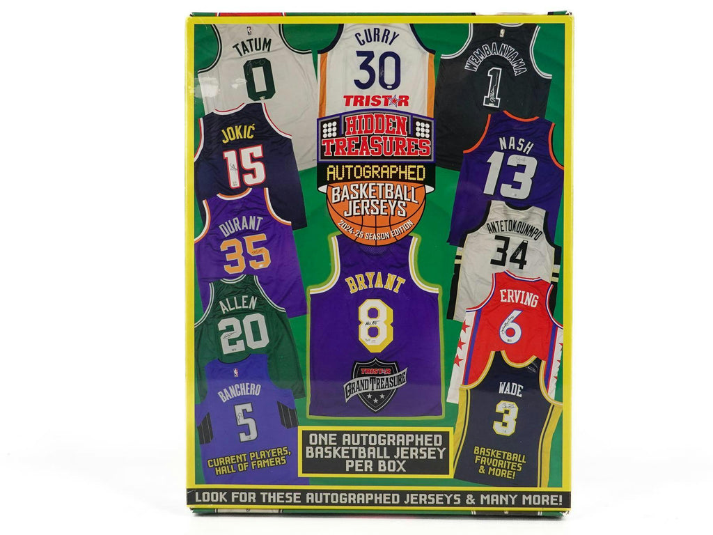 2024-25 TriStar Hidden Treasures Autographed Basketball Jersey (Season Edition) Hobby Box