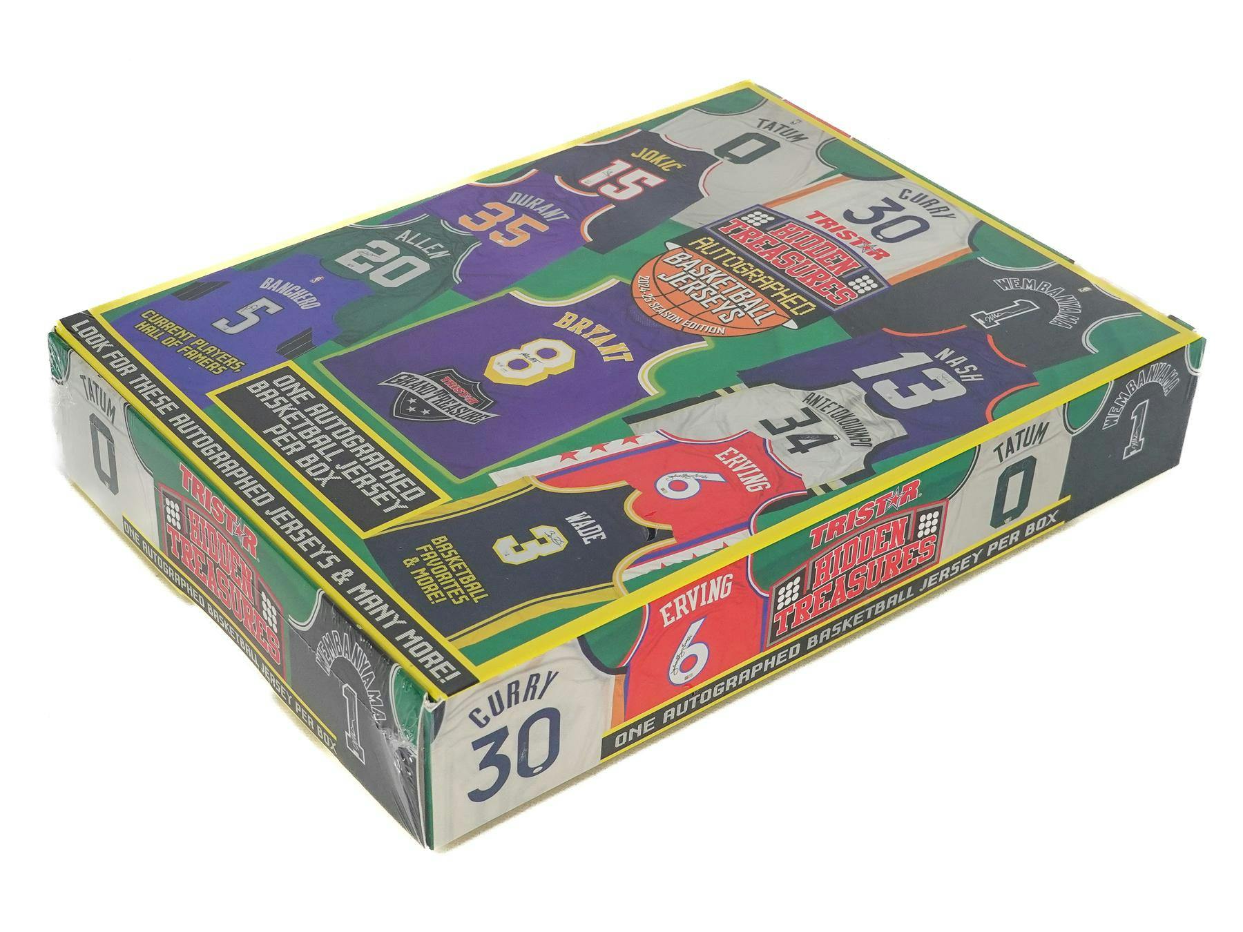 2024-25 TriStar Hidden Treasures Autographed Basketball Jersey (Season Edition) Hobby Box