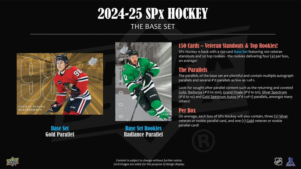 2024-25 Upper Deck SPx Hockey Hobby Box (4/9)
