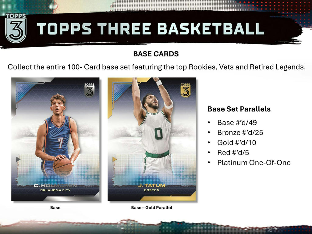 2023-24 Topps Three Basketball Hobby Box (4/11)