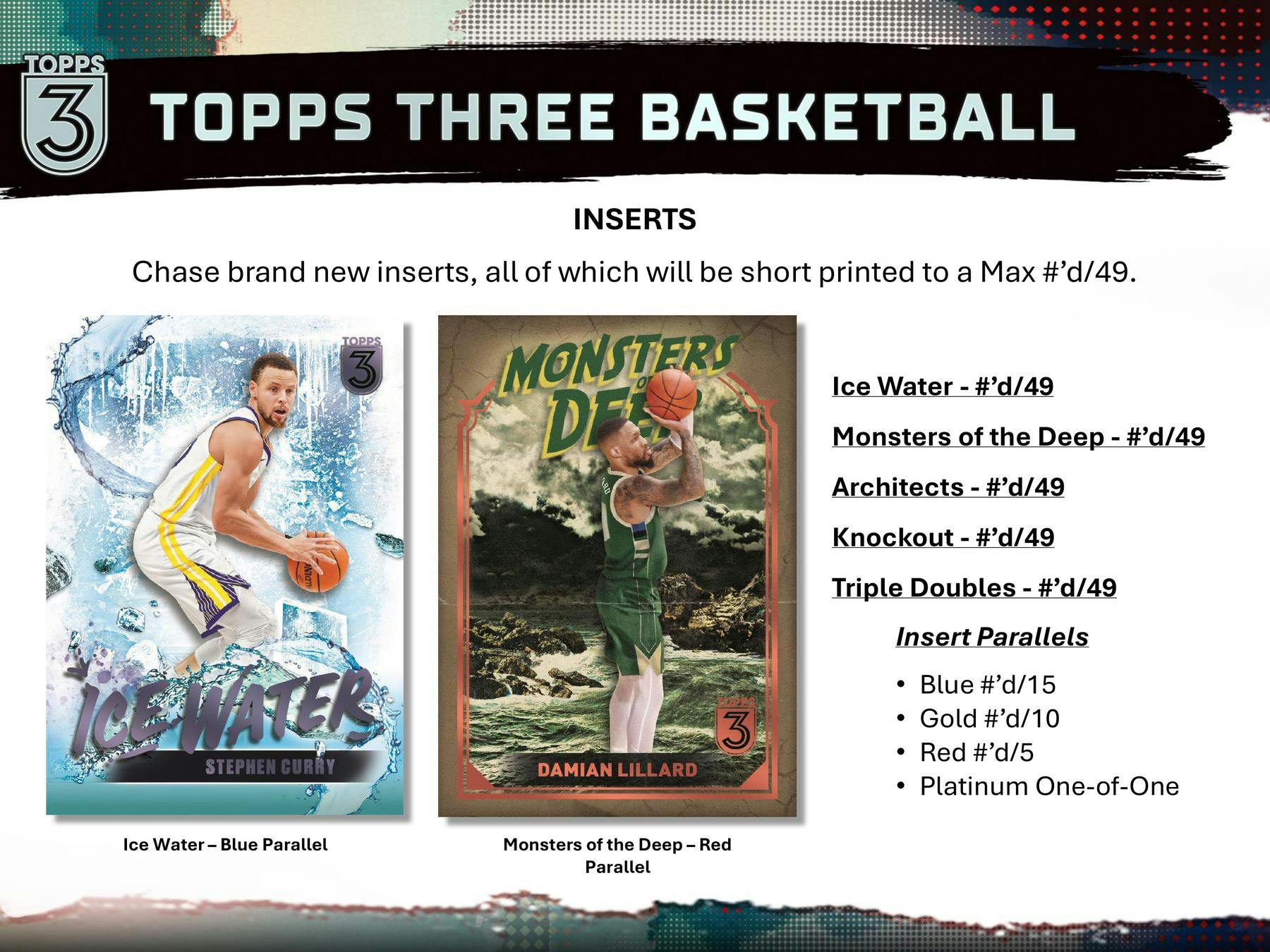 2023-24 Topps Three Basketball Hobby Box (4/11)