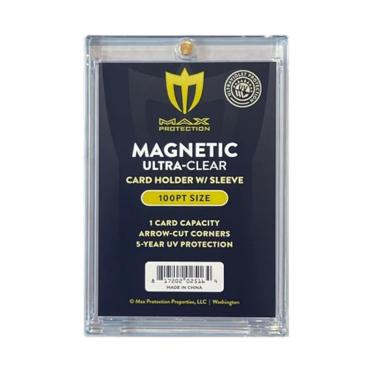 Max Pro Ultra Clear 100pt Magnetic Card Holder