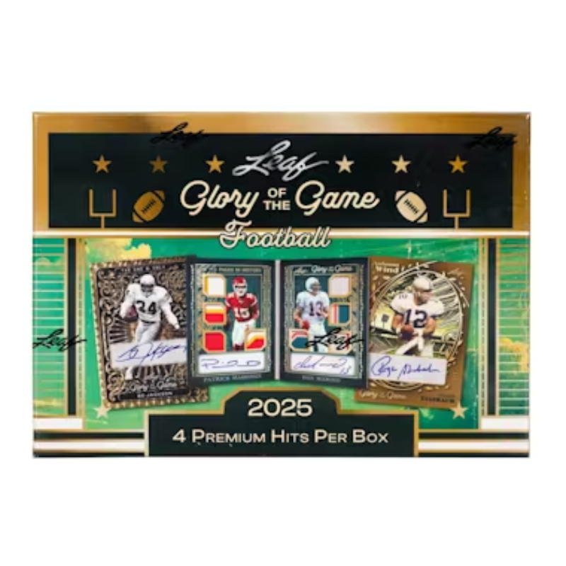 2025 Leaf Glory of the Game Football Hobby Box (8/20)