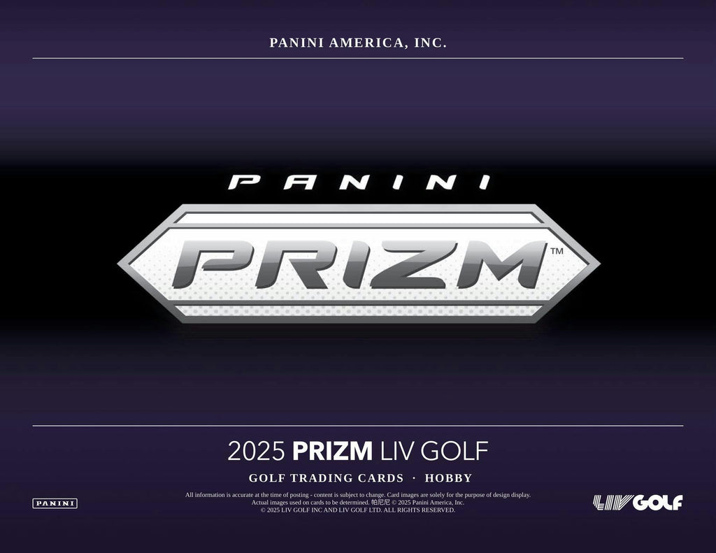 2025 Panini Prizm LIV Golf Hobby Box (8/22)