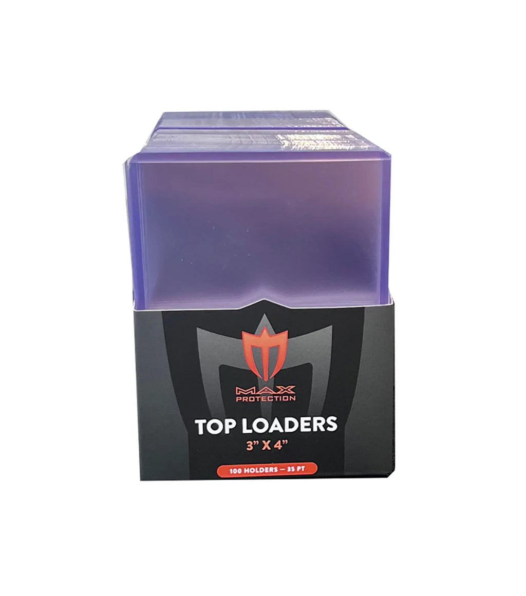 Max Pro Toploaders & Soft Sleeves Combo Pack (100ct Pack)