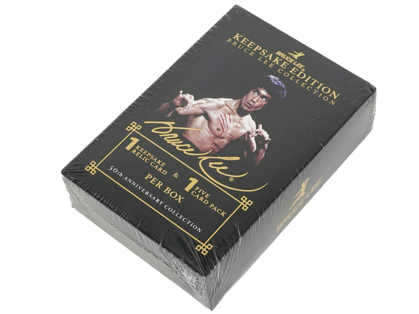 2024 Super Break Keepsake Bruce Lee Collection (50th Anniversary), Hobby Box (1 Relic Card & 1 5-Card Pack)